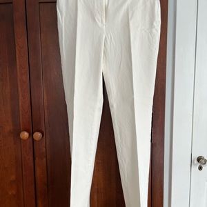 Talbots, off-white pants, ankle length, size 2
